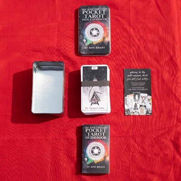 KIM KRANS The Wild Unknown Pocket Tarot Deck | Occult Psychic Animal Spirit - Picture 2 of 4